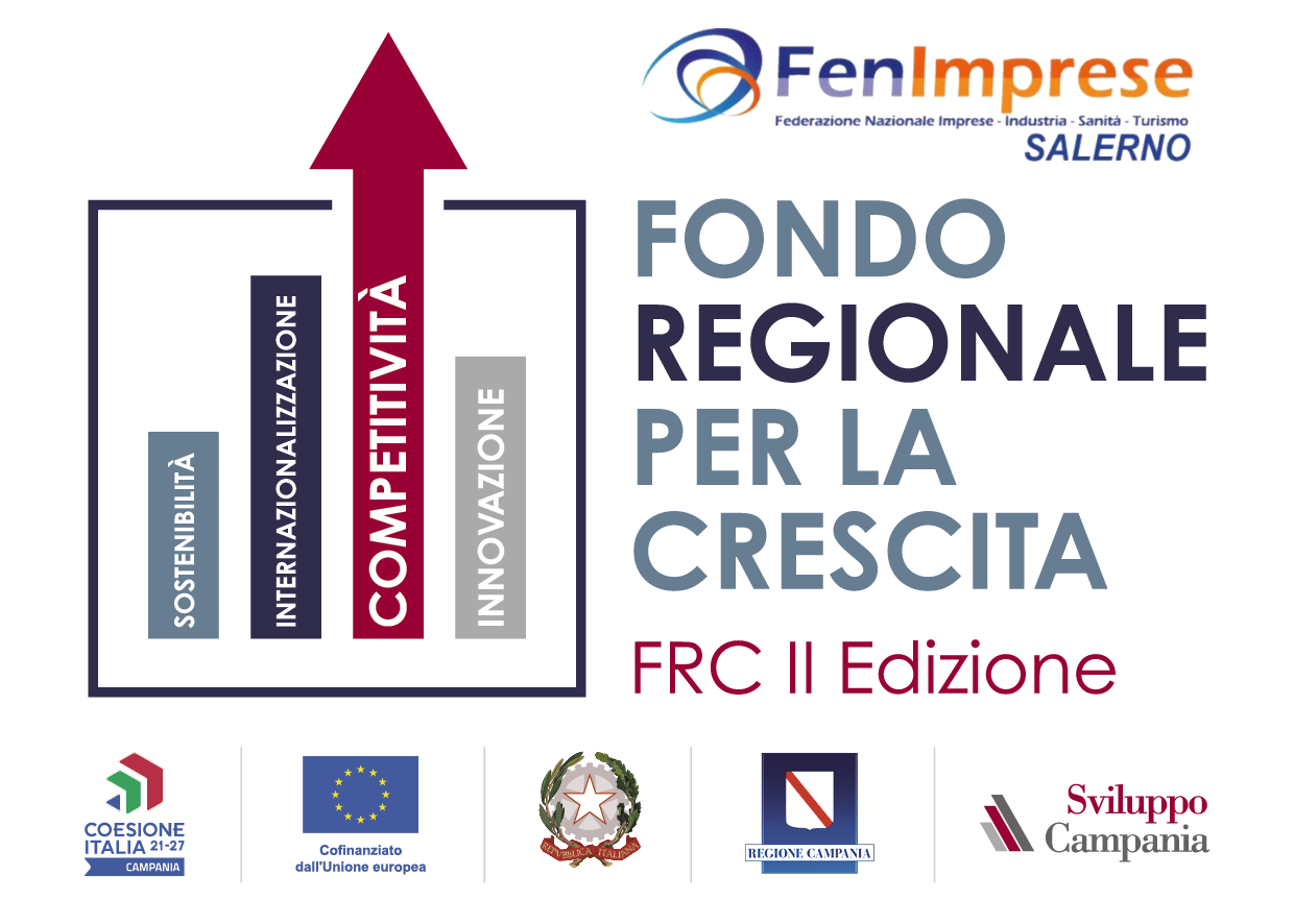 FenImprese Salerno presenta il Fondo Regionale per la Crescita Campania. 94 milioni di euro per aziende e professionisti